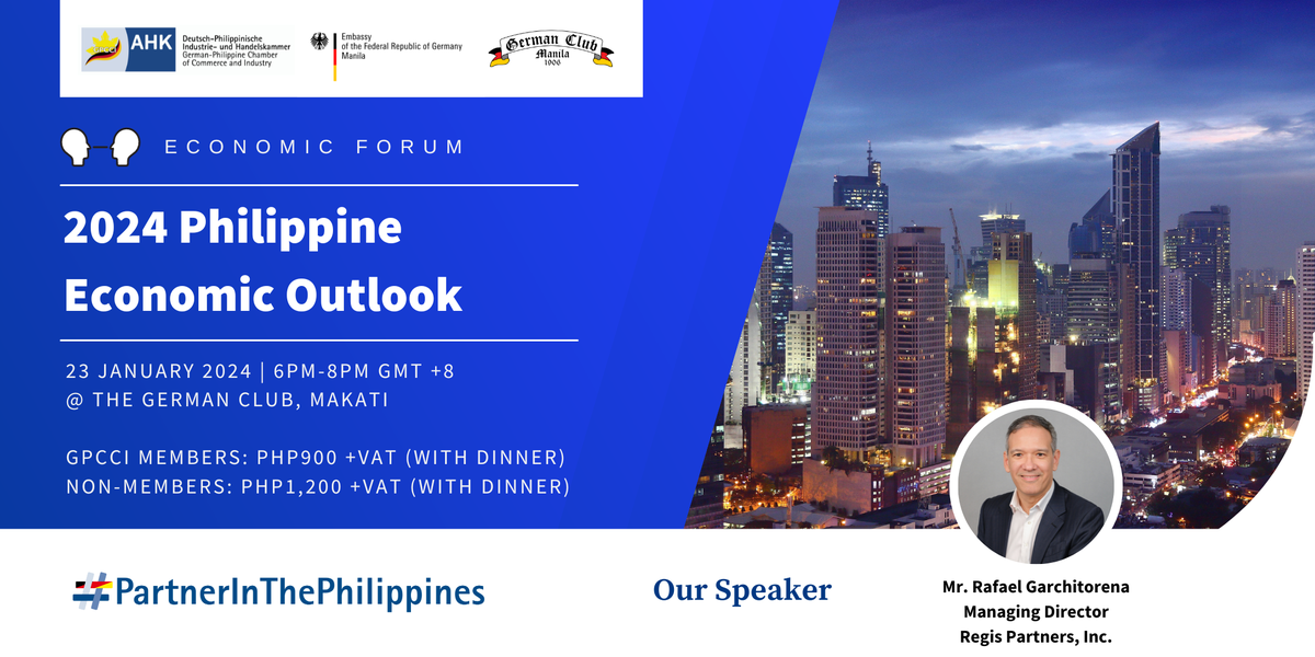 2024 Philippine Economic Outlook GermanPhilippine Chamber of