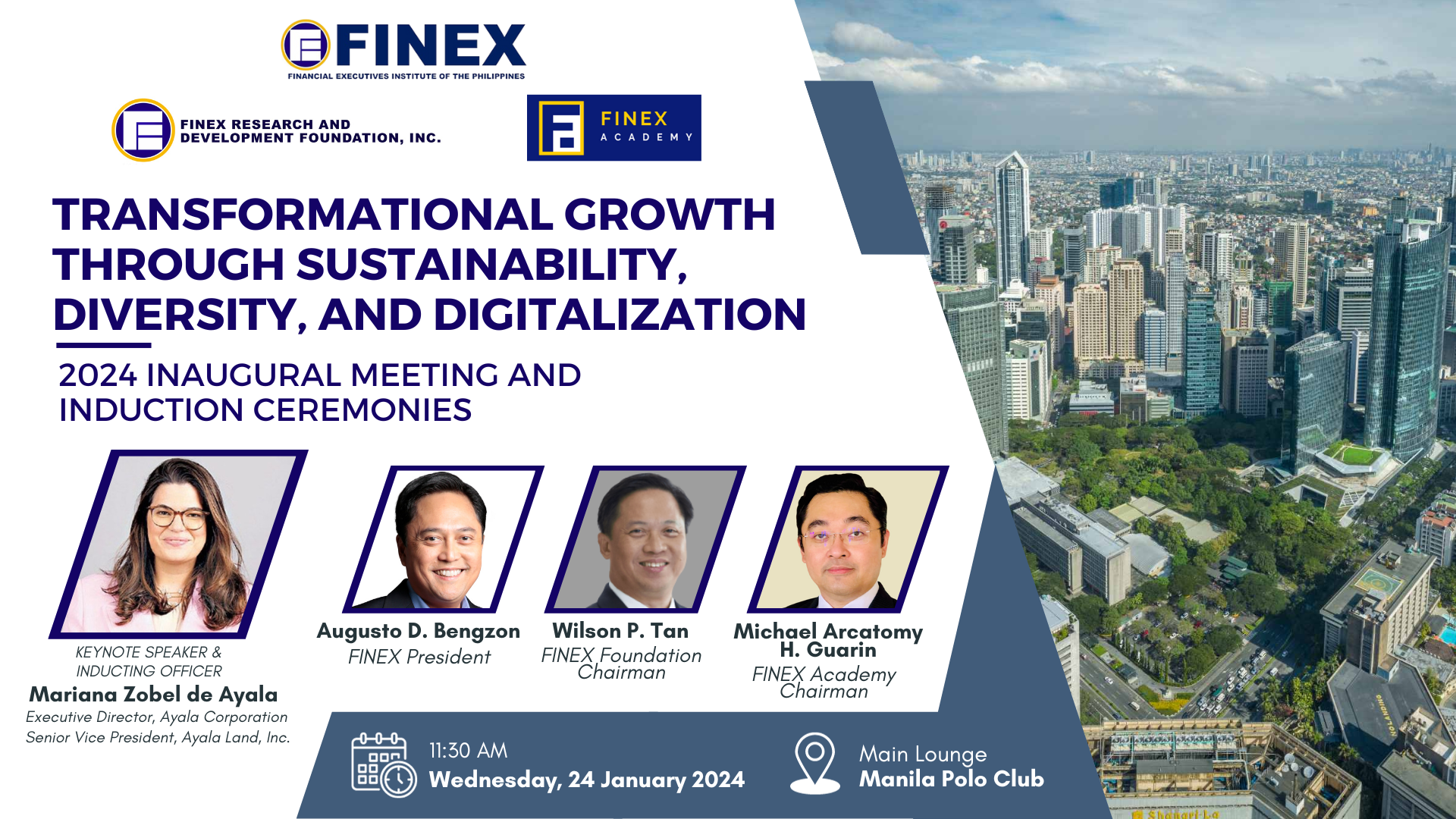 FINEX 2024 Inaugural Meeting and Inducting Ceremonies | Financial ...