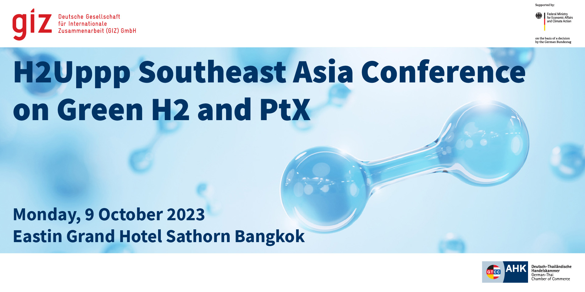 H2Uppp Southeast Asia Conference on Green H2 and PtX German Thai