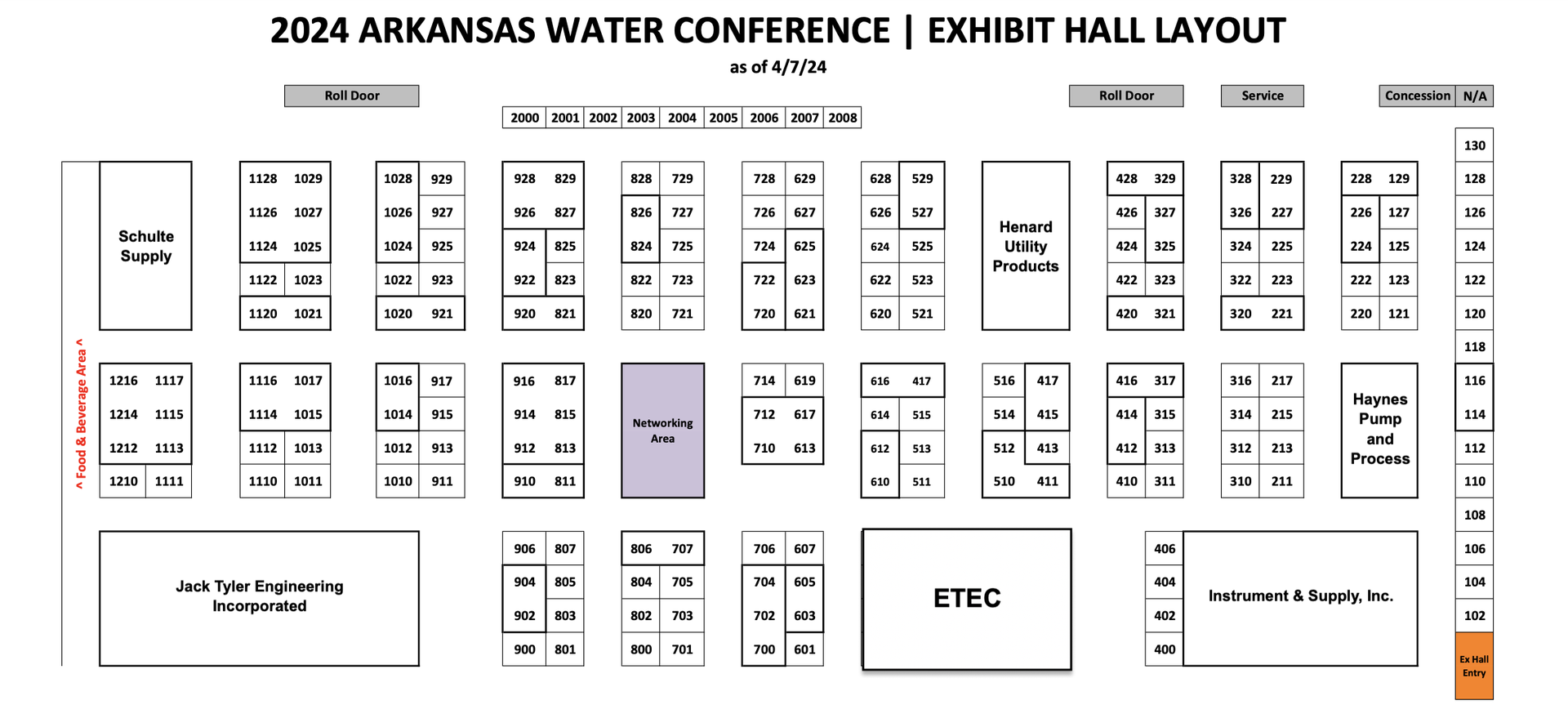 2024 Arkansas Water Conference Exhibitor Registration AWW&WEA on