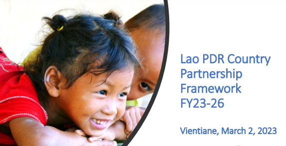 Lao PDR Country Partnership Framework FY 23-26