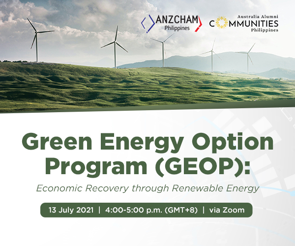 Green Energy Option Program: Economic Recovery Through Renewable Energy