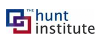 Webinar from the Hunt Institute