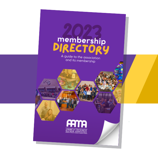 AAMA Membership Directory 2024 Ad Space American Amusement Machine