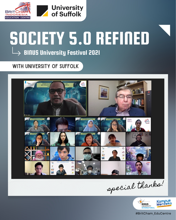 [EXCLUSIVE!] Society 5.0 Redefined | BINUS University Festival 2021