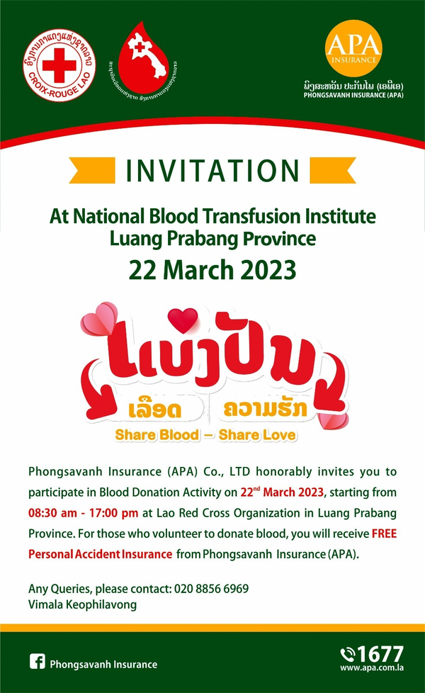 Blood Donation in Luang Prabang
