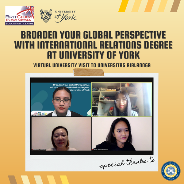 [EXCLUSIVE!]  Broaden Your Global Pespective with International Relations Degree at University of York | Universitas Airlangga
