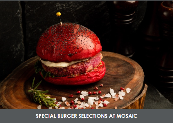 Special Burger Selections at MOSAiC