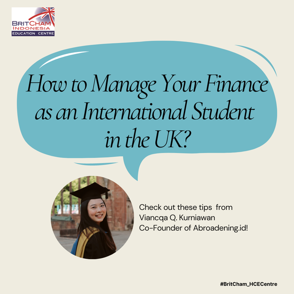 Managing Your Finance as an International Student in the UK