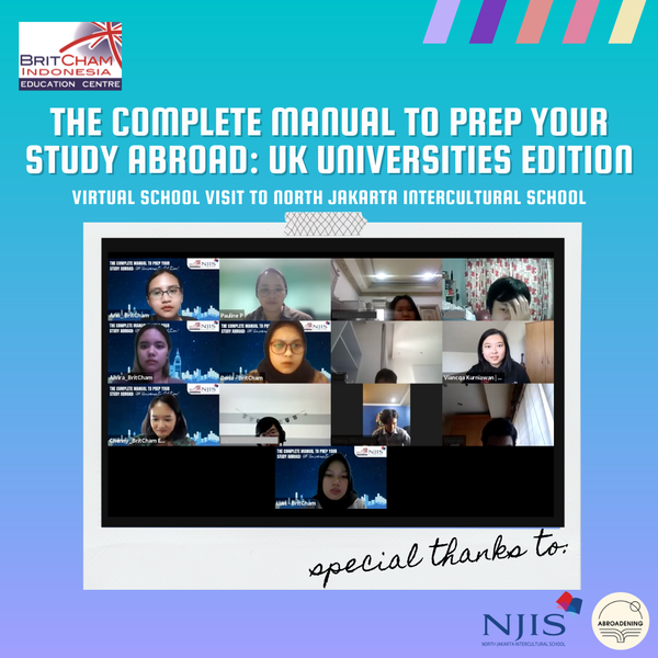 [EXCLUSIVE!] The Complete Manual to Prep Your Study Abroad : UK University Edition | North Jakarta Intercultural School
