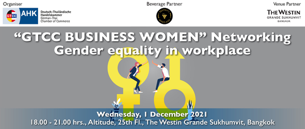 Gtcc Business Women Networking Gender Equality In Workplace German Thai Chamber Of Commerce 