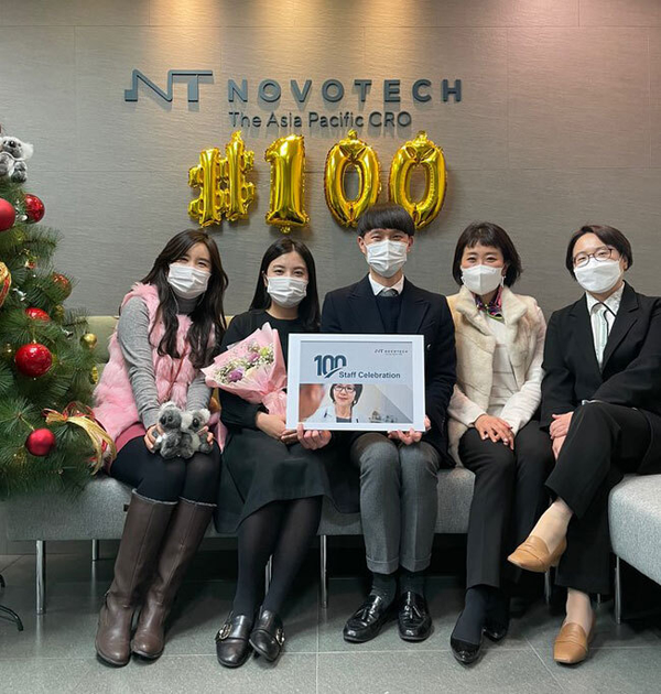 Novotech South Korea Celebrates 100th Employee