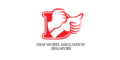 Deaf Sports Association presenting logo