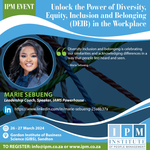 Marie Sebueng (Founder & Chief People Officer of IAMS Powerhouse Consulting)