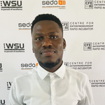 Mr Sabelo Malindisa (Business Development Officer: WSU Centre for Entrepreneurship Rapid Incubator at Walter Sisulu University)