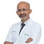 Dr Sandeep Nayak P (Senior Director of Surgical Oncology, Robotic & Laparoscopic Oncology, Fortis Cancer Institute, Bangalore, Professor & HOD of Minimal Access Surgical Oncology (RGUHS-Bangalore))