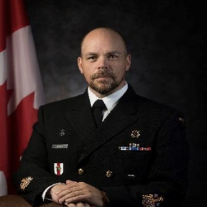 Chief Petty Officer 1st CLASS R.S. Wilcox, CD, M.A. (Canadian Forces Training Development Center Sergeant Major at Canadian Forces Base Borden)