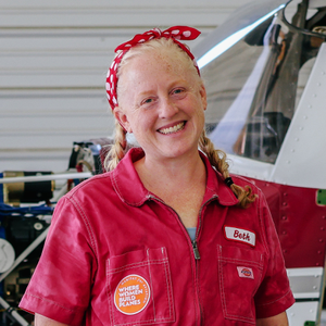 Beth White (Pilot-in-Command at Habitat for Aviation)