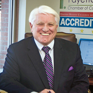 Steve Clark, IOM, CFE (President & CEO of Fayetteville Chamber of Commerce)