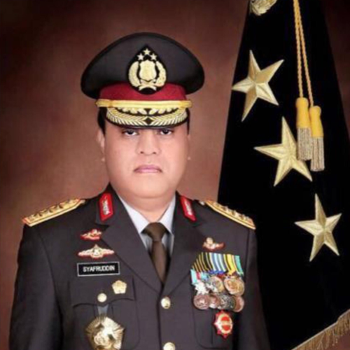 Komjen. Pol. Drs. Syafruddin, M. Si. (Deputy Chief at Indonesian National Police)